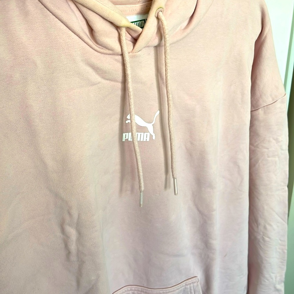 Puma Hoodie light peach - M